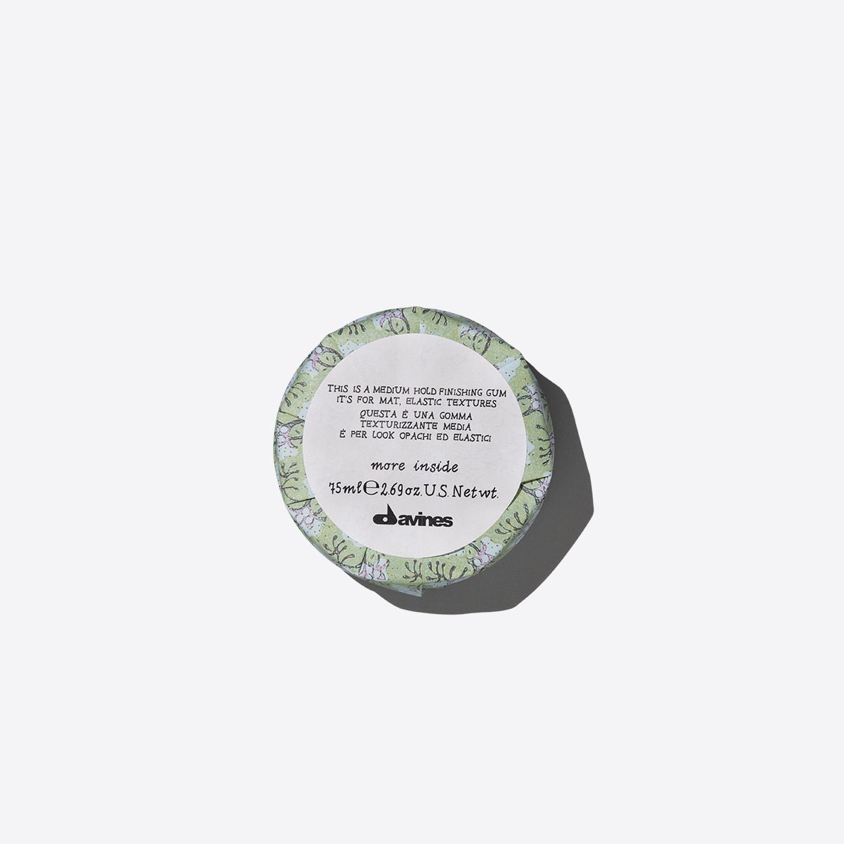 DAVINES VIDUTINIO STIPRUMO GUMA PLAUKAMS MEDIUM HOLD FINISHING GUM PH 5.9 DAVINES VIDUTINIO STIPRUMO GUMA PLAUKAMS | MEDIUM HOLD FINISHING GUM PH: 5.9