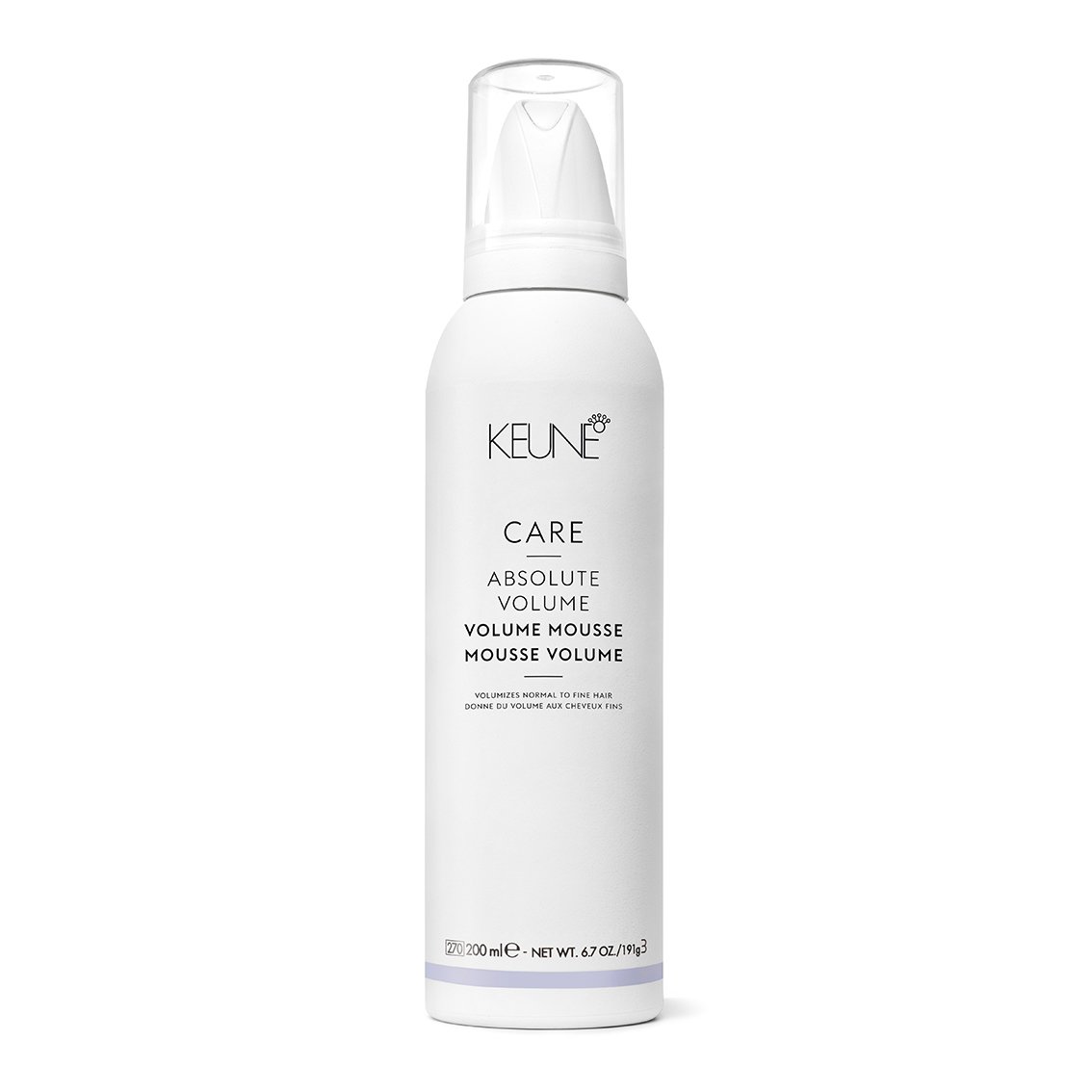 KEUNE Haircosmetics CARE ABSOLUTE VOLUME Putos, didinančios plaukų apimtį KEUNE Haircosmetics CARE ABSOLUTE VOLUME Putos, didinančios plaukų apimtį