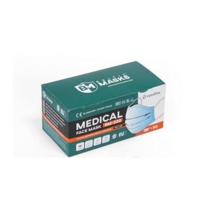 Vienkartinės Medicininės Kaukės Baltic Masks, Bm-220, 50 Vnt