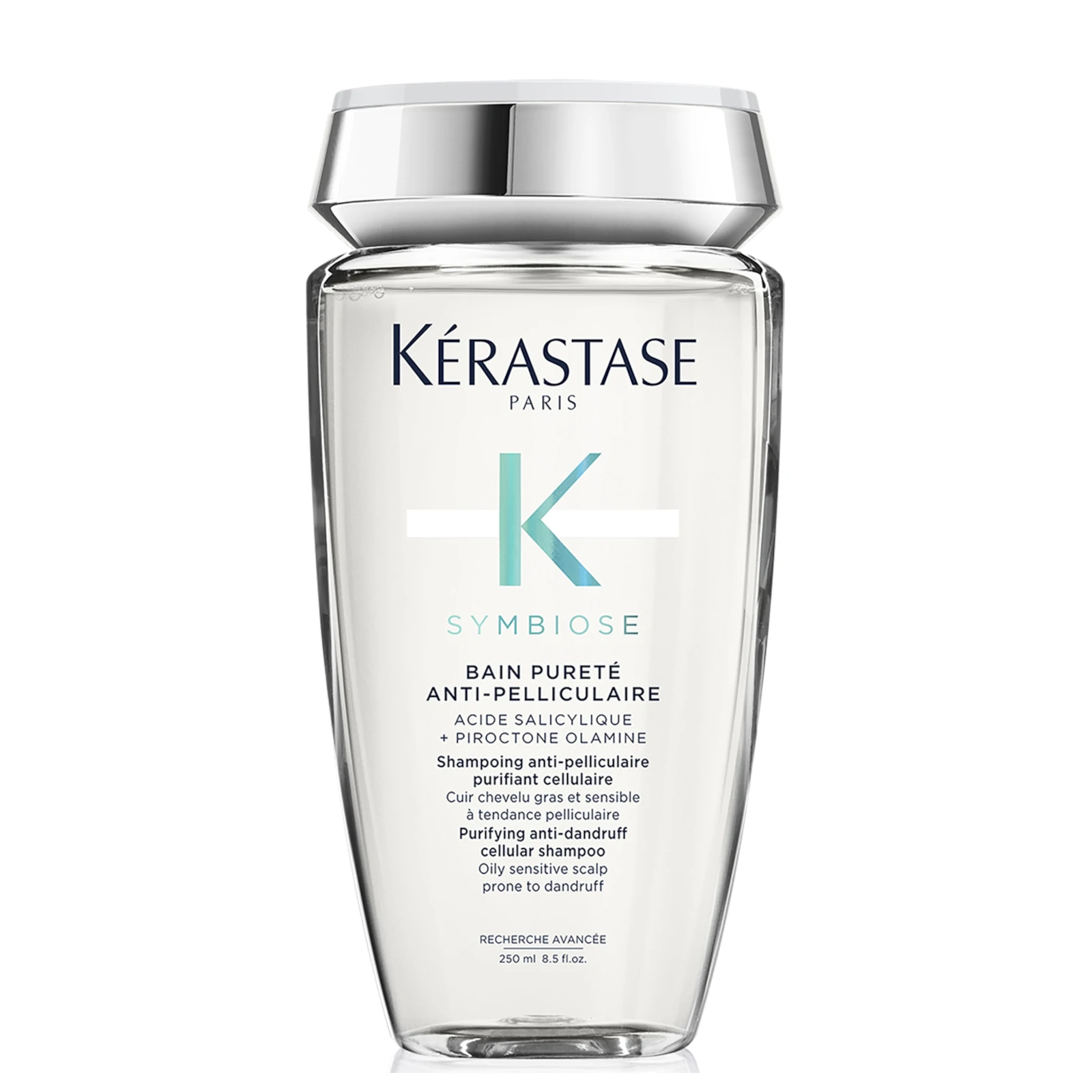 Lyskin-Kerastase-Symbiose-Purifying-Anti-dandruff-Shampoo-250ml-KER00247 Kerastase Symbiose Valomasis šampūnas nuo pleiskanų (riebiai, jautriai galvos odai) - Image 1