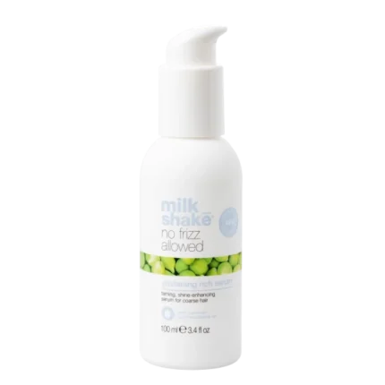 NO FRIZZ ALLOWED GLISTENING RICH SERUM blizgesio ir glotnumo suteikiantis serumas storiems plaukams 100ml.