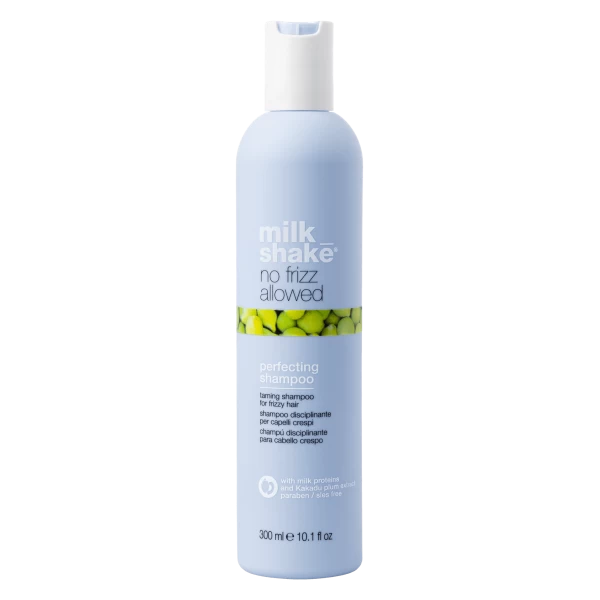 MS NO FRIZZ ALLOWED perfecting shampoo 300ml-min-600x600 NO FRIZZ ALLOWED PERFECTING SHAMPOO šampūnas šiauštis linkusiems plaukams 300ml - Image 1
