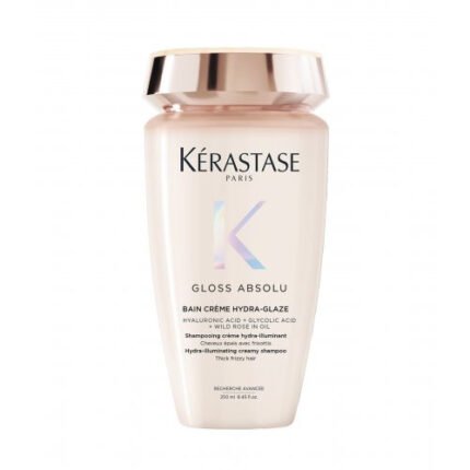Kérastase Gloss Absolu Bain Creme Hydra-Glaze Shampoo Drėkinamasis ir žvilgesio suteikiantis kreminis šampūnas 250ml